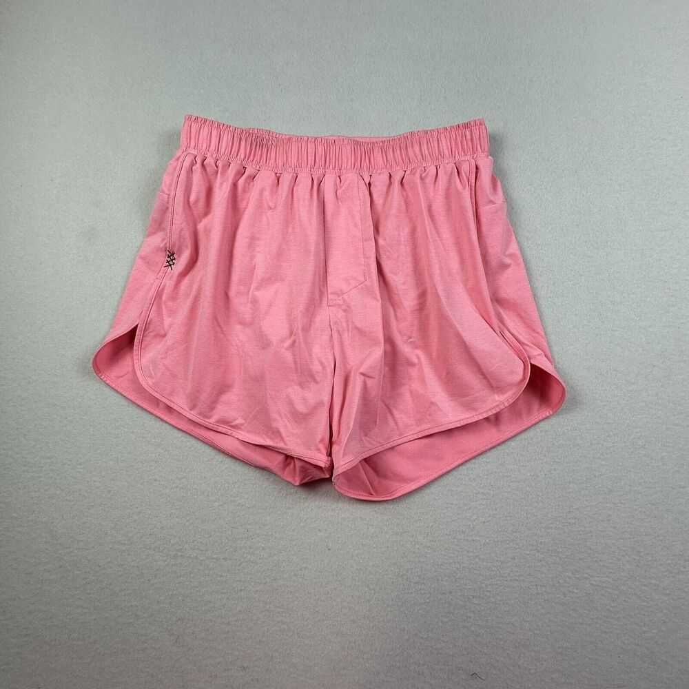 Rhone x Barry's Shorts Womens Small Pink Lined 4" Shorts Elastic Waist Stretch
